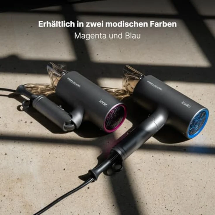 ProfiCare Profi-Care HT 3073 Blau, Silber-Grau zum schnellen Trocknen der Haare, mehr Volumen oder Schwung – Bild 6