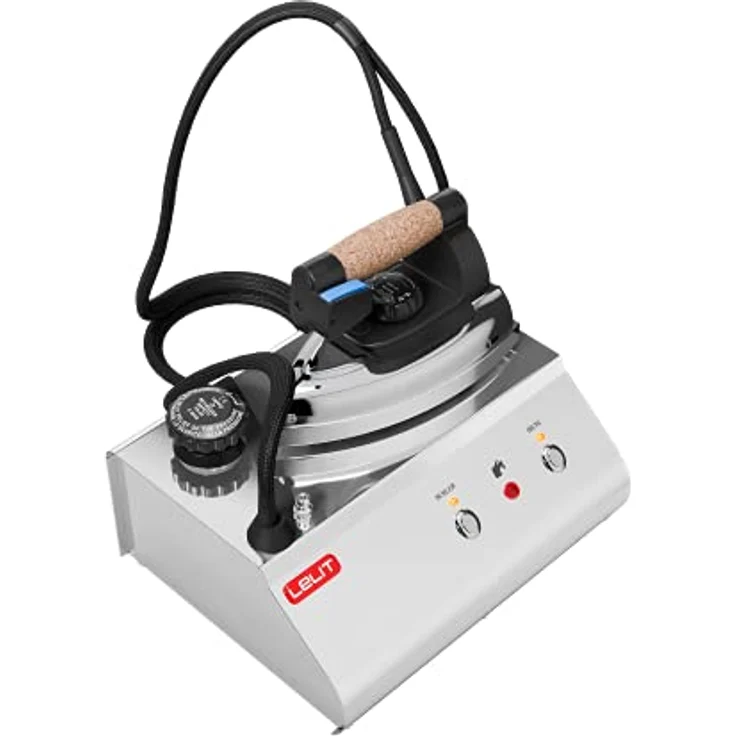 Lelit PS25 Dampfbügelstation, Stainless Steel, 2.5 liters, schwarz-silber – Bild 3