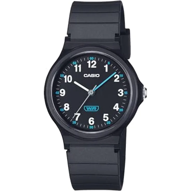Casio Watch LQ-24B-1BEF, Analog-Uhr mit klassischem Look, Schwarz