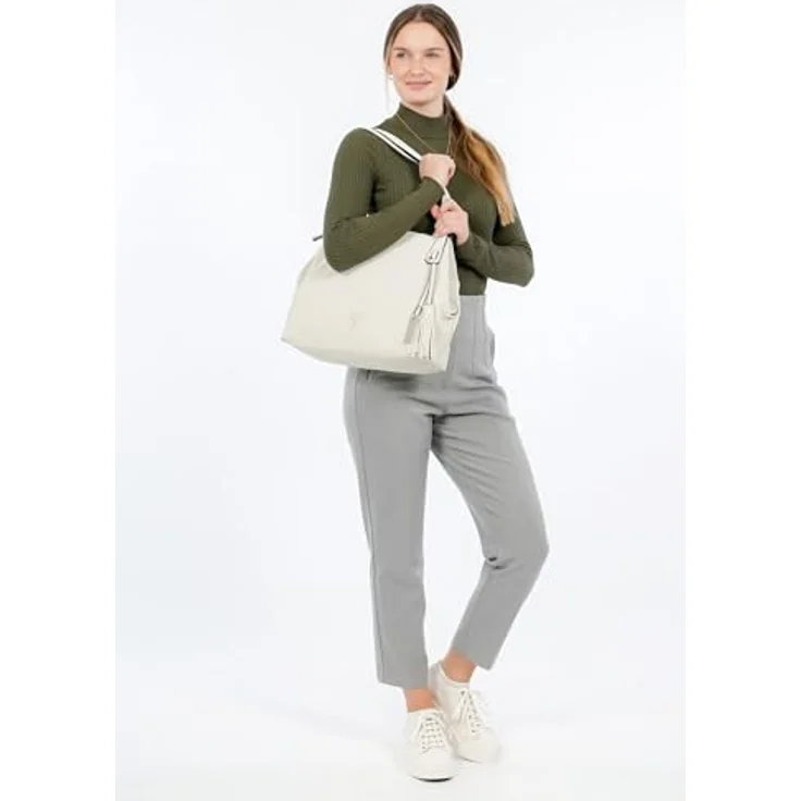 Suri Frey SFY Romy Shopper Tasche 35 cm, beige, aus 100% Polyurethan, Schultertasche – Bild 2