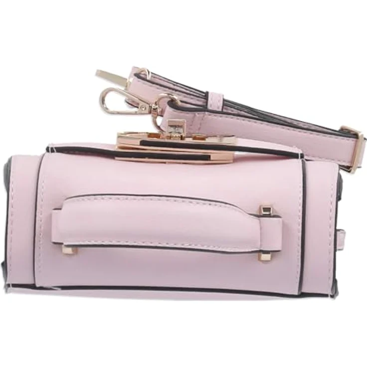 L.Credi Konstanze Handtasche, 20 cm, rosa, 100% Polyurethan – Bild 5