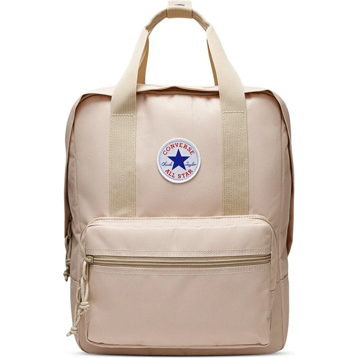 Converse CAU CONVERSE SQUARE BACKPACK, Freizeitrucksack mit 23 Litern Volumen, in Nutty Granola