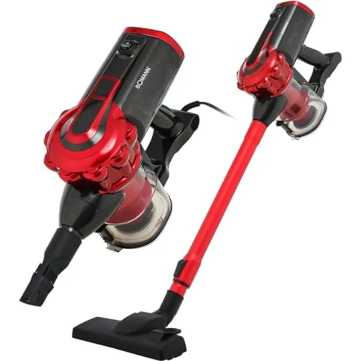 Bomann® 2in1 Staubsauger und Handstaubsauger mit 6,8m Kabel | Starke Saugleistung | beutellos | BS 6072 CB