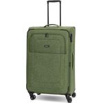 REDOLZ Weichschalen Koffer für Damen & Herren | Leichter Trolley 77 cm mit 4 Doppelrollen & TSA-Schloss | mit Dehnfalte erweiterbar (Essentials 12)