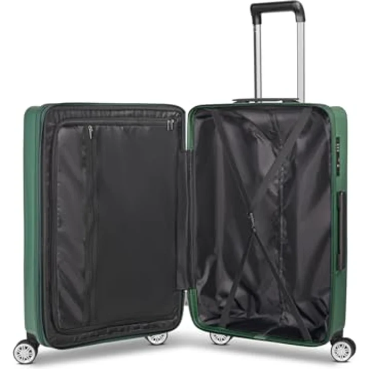 Brics Cervia 2.0 Kabinentrolley 77 cm mit Dehnfalte, 4 Rollen, Laptopfach für Geräte bis 45 cm, Grün, 43 l – Bild 5