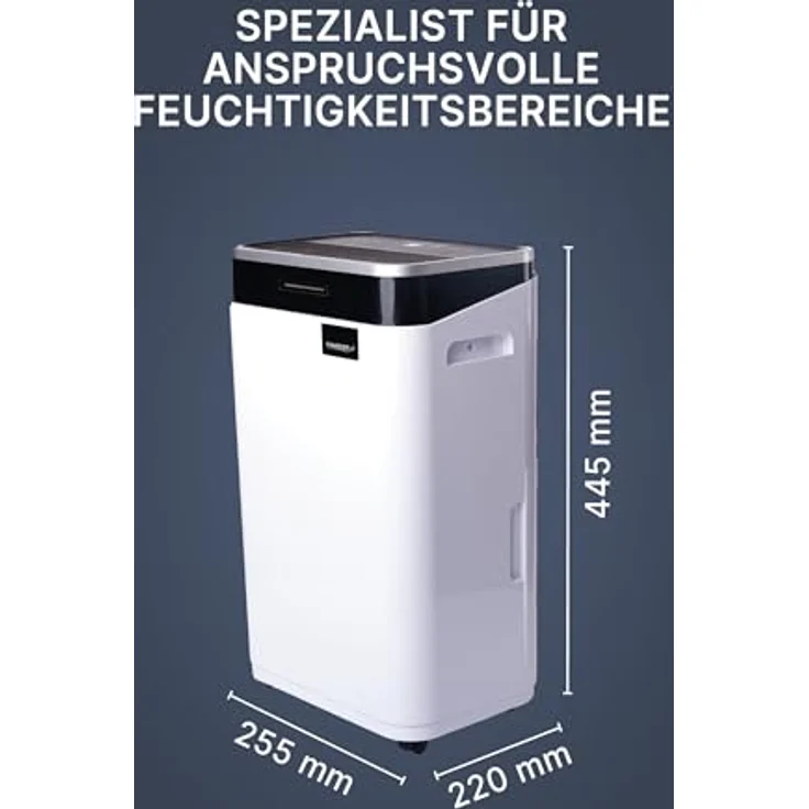 Comedes Demecto 30 WiFi Luftentfeuchter, 25l/24h, inklusive PowerDrain Kondensatpumpe, für Räume bis 100m², App-Steuerung, inkl. 3m Schlauch – Bild 5