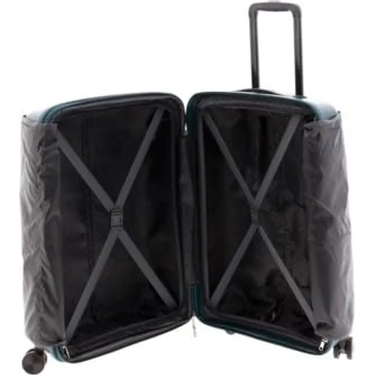 Wüsthof Gladiator 5000, 4 Rollen Trolley 63 cm mit Dehnfalte, Türkis, (64 l) – Bild 5