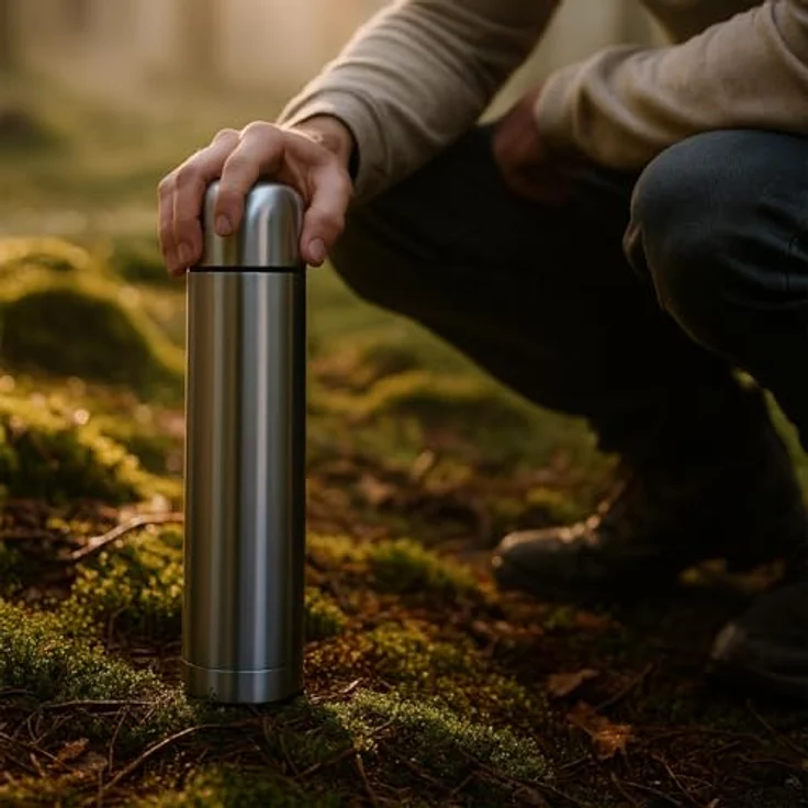 Gräwe Isolierflasche THERMOHOME, 1 l, silber – Bild 5