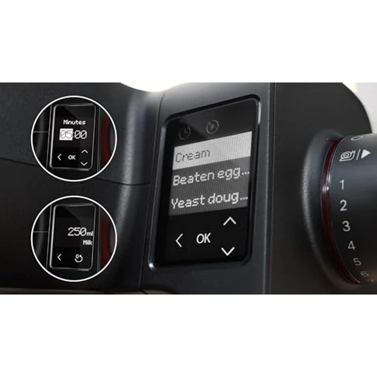 Bosch MUMS6ZS38 Multifunktions-Küchenroboter, INOX/Black, 1600-W-Motor, intelligente Sensorik, präzise Waagen – Bild 5