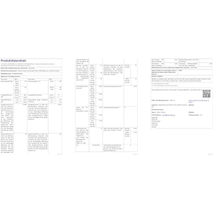 Samsung WD90DG6G94BKU2, Waschtrockner mit Energieeffizienzklasse A und 9 kg Fassungsvermögen, schwarz – Bild 8