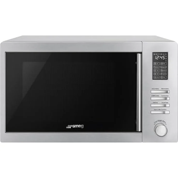 Smeg MOE34CXI2, Mikrowelle mit 34 Litern und 1100 Watt, Edelstahl – Bild 2