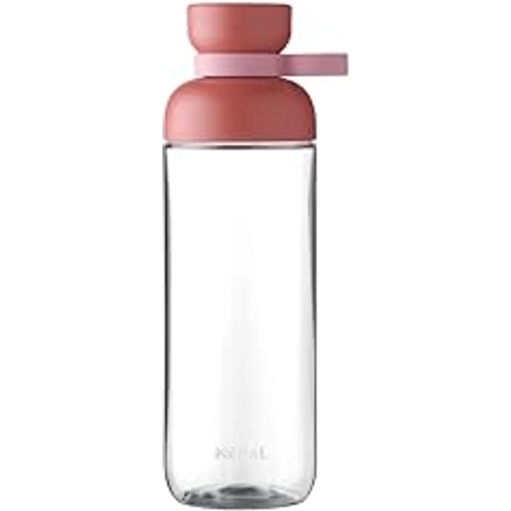 Mepal VITA Trinkflasche 700 ml, auslaufsicher mit zwei Öffnungen, Rosa/Rot, spülmaschinengeeignet – Bild 1