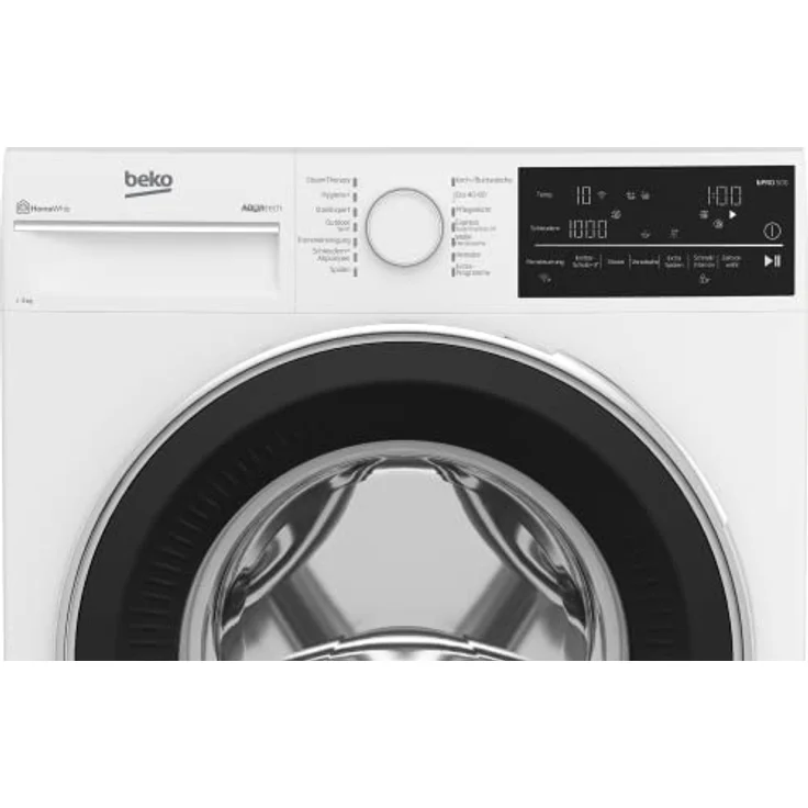 Beko B5WFU58418W, Frontlader-Waschmaschine, A, Fassungsvermögen 8 kg, Standgerät, Breite 60 cm – Bild 7