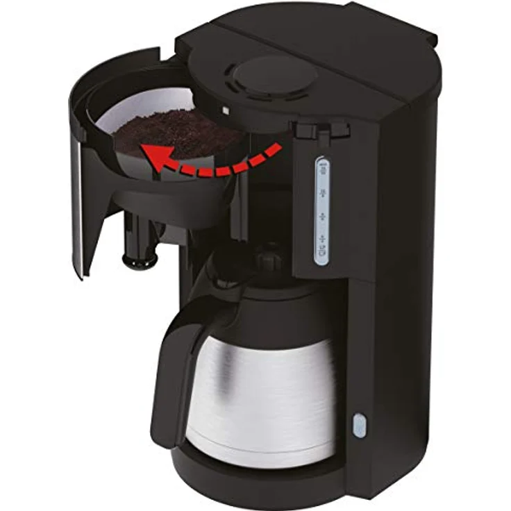 Krups KM305D10 ProAroma Thermo-Filterkaffeemaschine, 800 Watt, schwarz-edelstahl – Bild 5