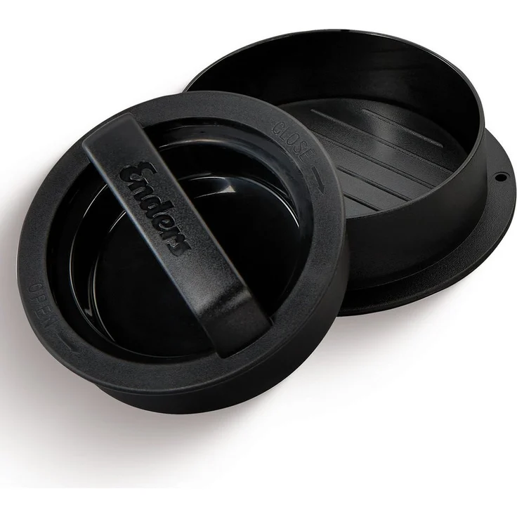 Enders® Burgerpresse stuffed Hamburgerpresse, BBQ Pattypresse für gefüllte Burger, schwarz – Bild 1