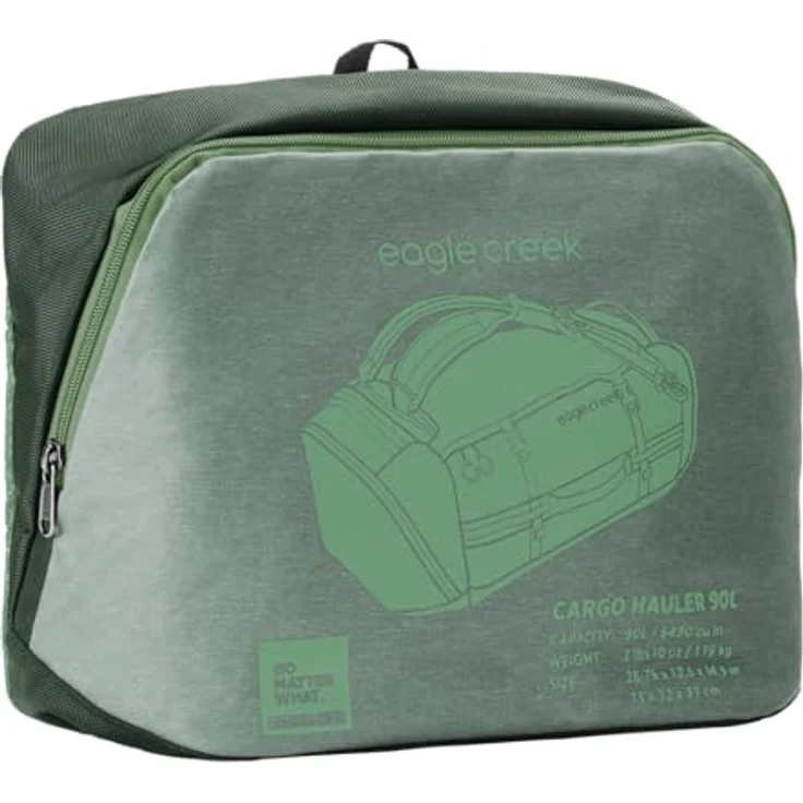 Eagle Creek Cargo Hauler Reisetasche 73 cm, grün, 100% Polyester, 73 x 37 x 32 cm – Bild 5