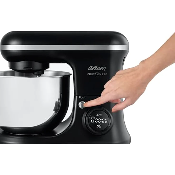 Arzum AR1184 Crust Mix Pro Standmixer, 1200 W Leistung, 5 L Edelstahl Schüssel – Bild 3