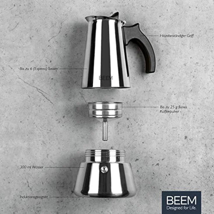 BEEM ESPRESSOMAKER - Espressokocher - 6 Tassen – Bild 6