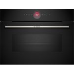 BOSCH Einbau-Mikrowelle CMG7241B1, Grill, Heißluft, Ober-/Unterhitze, 45 l, Schwarz