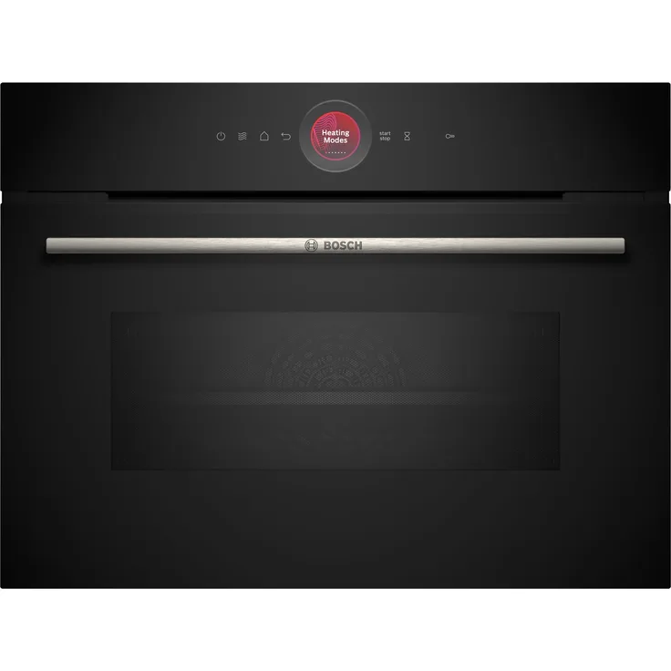 BOSCH Einbau-Mikrowelle CMG7241B1, Grill, Heißluft, Ober-/Unterhitze, 45 l, Schwarz
