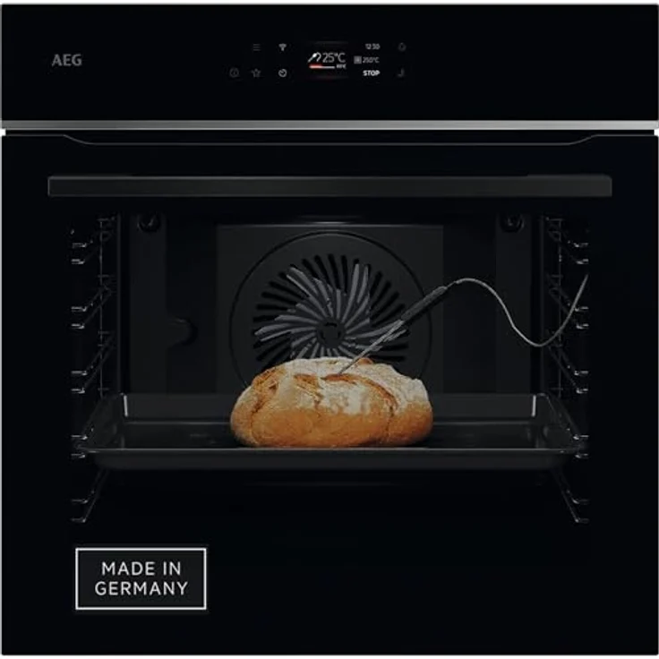 AEG Einbaubackofen TE7PB63ZAB - Serie 7 TFT-FullTouch-Farbdisplay mit Kochassistent, Made in Germany, Pyrolyse Selbstreinigung, Kerntemperatursensor - Schwarz – Bild 1