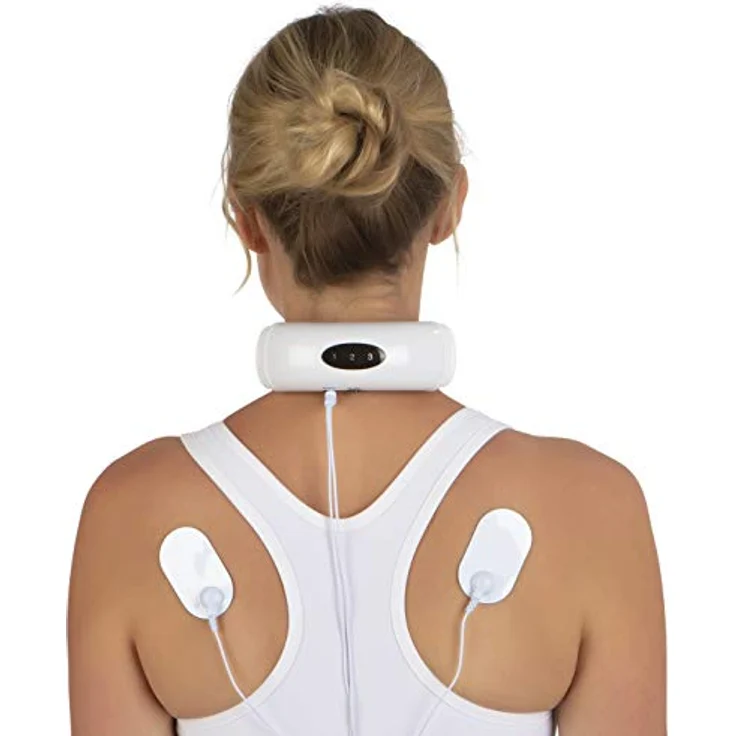 MAXXmee Nacken-Massagegerät EMS 16 Intensitätsstufen weiß-schwarz: Tests,  Infos & Preisvergleich