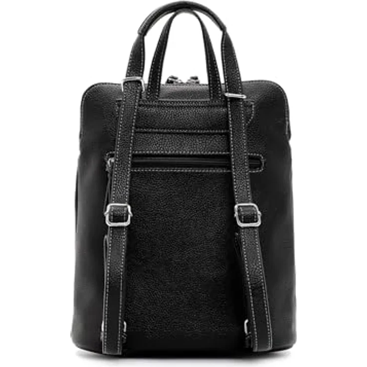 Suri Frey SFY Debby City Rucksack, 30 cm, schwarz, 100% Polyurethan, 29 x 11 x 30 cm – Bild 6