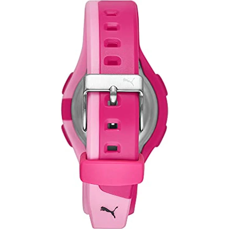 Puma Uhr für Unisex Puma 3, Digitales Uhrwerk, 40mm Pinkes Polykarbonatgehäuse mit PolyurethanArmband, P6008 – Bild 2