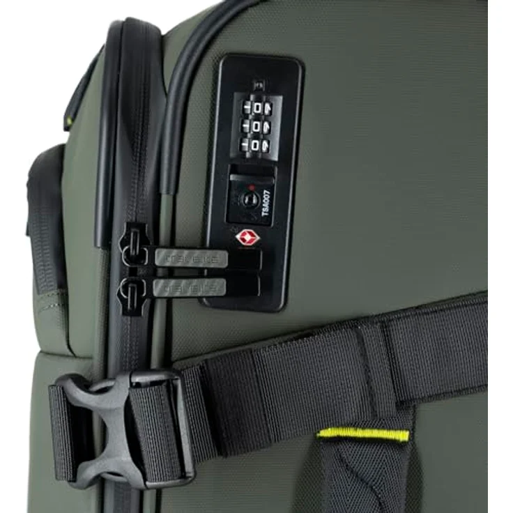 Travelite Briize Kabinentrolley S, 55 cm, 4 Rollen, khaki, 100% Polyester, kompakte Reisedimensionen – Bild 6