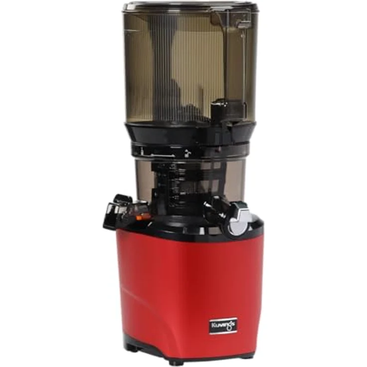 Kuvings AUTO10S Entsafter - Pflegeleichter Slow Juicer mit 3L Fassungsvermögen und 200W Motor ideal für Obst, Gemüse und Smoothies (Matt Dark Red) KHS-2571CE – Bild 4