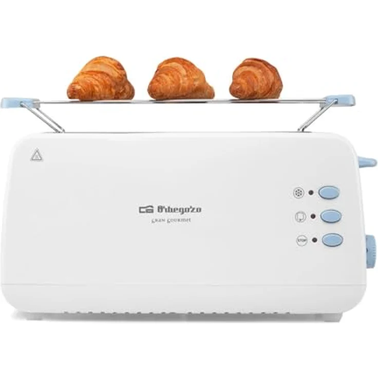 Orbegozo ? 15773 ? Toaster, 800 Watt, blau-weiß – Bild 3