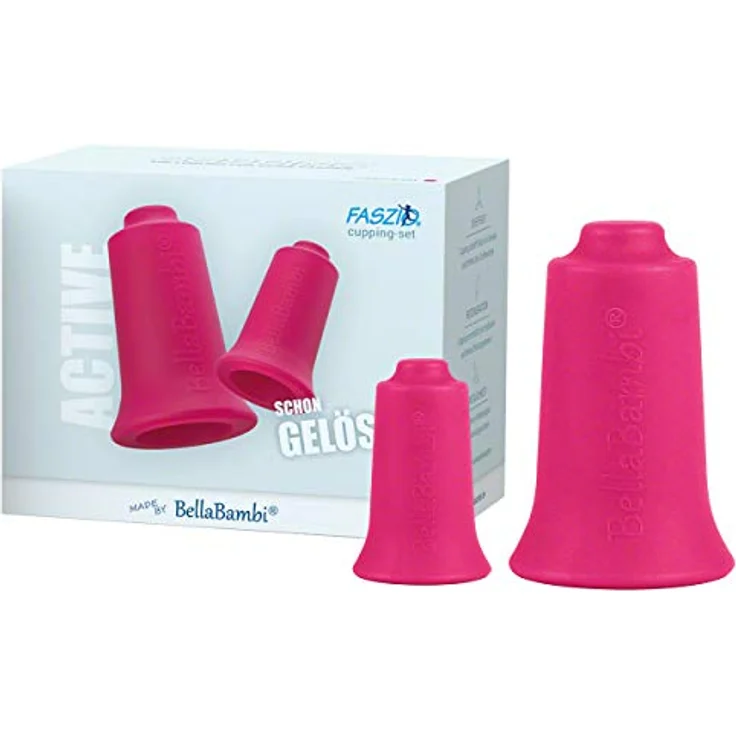 BellaBambi® Cupping-Bundle, FASZIO Cupping-Set mit 2 Silikon-Fasziencups, inklusive Buch zur Anwendung, biokompatibel, Made in Germany – Bild 2