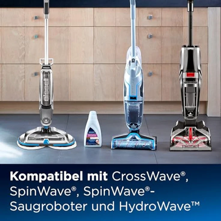 Bissell Multi Surface Cross Wave Set, 2x Multi-Surface Formula, 1x Multi-Surface Bürstenrolle, 1x CrossWave Motorfilter – Bild 3