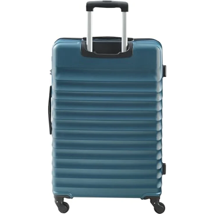 pro.tec Pona Koffer Set 3-teilig, ABS Hartschalenkoffer mit 4 Rollen, TSA Zahlenschloss, inkl. Kofferwaage und Gepäckanhänger, blau – Bild 4