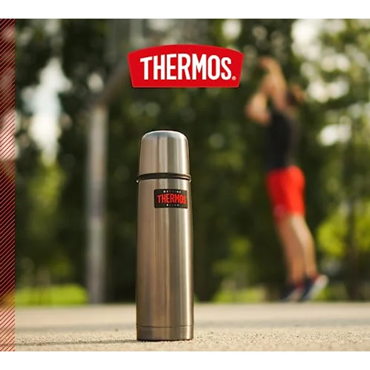 THERMOS 4019.218.050 Thermosflasche Light & Compact, Edelstahl Cool Grey 0,5 l, Spülmaschinenfest, 12 Stunen heiß, 24 Stunden kalt – Bild 7