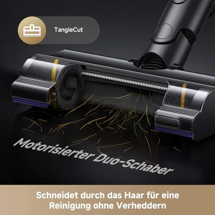 dreame V30 Kabelloser Staubsauger, 330 AW Saugkraft, 90 Minuten Laufzeit, 99,99% Filtration, für Hochflor-Teppiche und Hartböden, entfernt Tierhaare – Bild 4