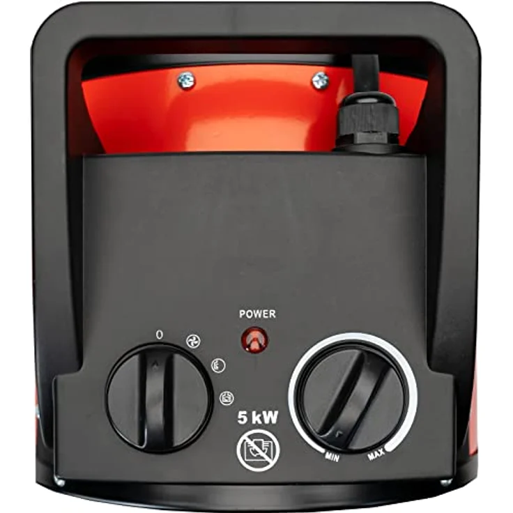 Grafner Elektroheizer Heizlüfter Bauheizer 5000 Watt Heizstrahler 5 KW 400V EH11034, Heizstrahler – Bild 6