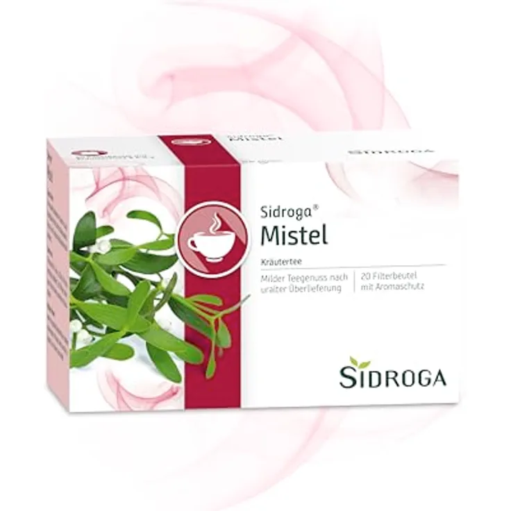 SIDROGA Mistel Tee Filterbeutel, 40 g - beruhigender Kräutertee mit Mistelblättern