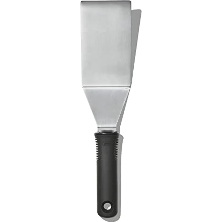 OXO Good Grips Grill-Pfannenwender, Edelstahl in Profi-Qualität mit rutschfestem Griff und flexiblem Kopf – Bild 1