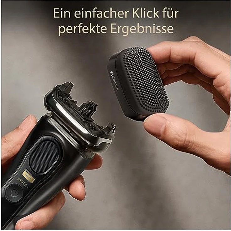 Braun Series 9 Pro+ Elektrorasierer, ProComfort Aufsatz, Reinigungsstation, Wet & Dry, 9590cc, Schwarz – Bild 4