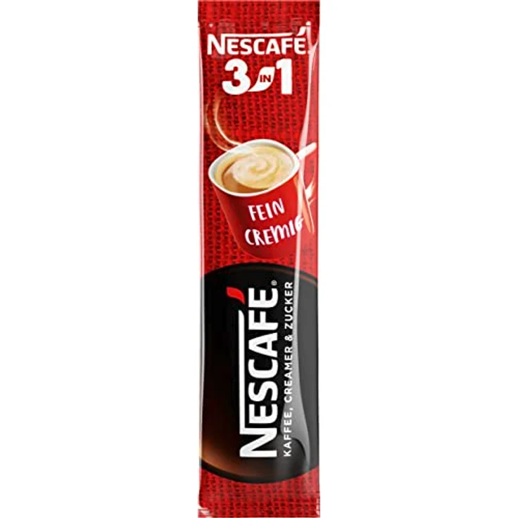 Nescafé 3-in-1 Sticks, löslicher Bohnenkaffee, mit Kaffeeweißer & Zucker, Instant-Kaffee aus erlesenen Kaffeebohnen, koffeinhaltig, 10 Portionssticks – Bild 7