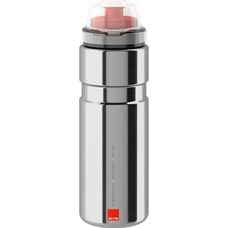 Elite Syssa Race Trinkflasche, 750ml, silber glanz, Edelstahl – Bild 3