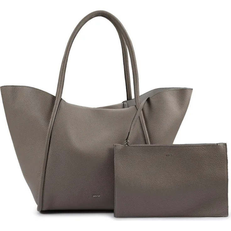 Abro Willow Shopper Tasche Leder 61 cm, elegantes Design mit abnehmbarer Innentasche und Magnetverschluss