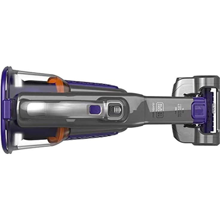Black+Decker 36 Wh - 18 V Akku-Handstaubsauger Dustbuster Pet mit smart tech (mit Cyclonic Action, integrierte ausziehbare Fugendüse, inkl. Tierhaarbürste, Ladestation mit Wandhalterung) BHHV520BFP – Bild 4