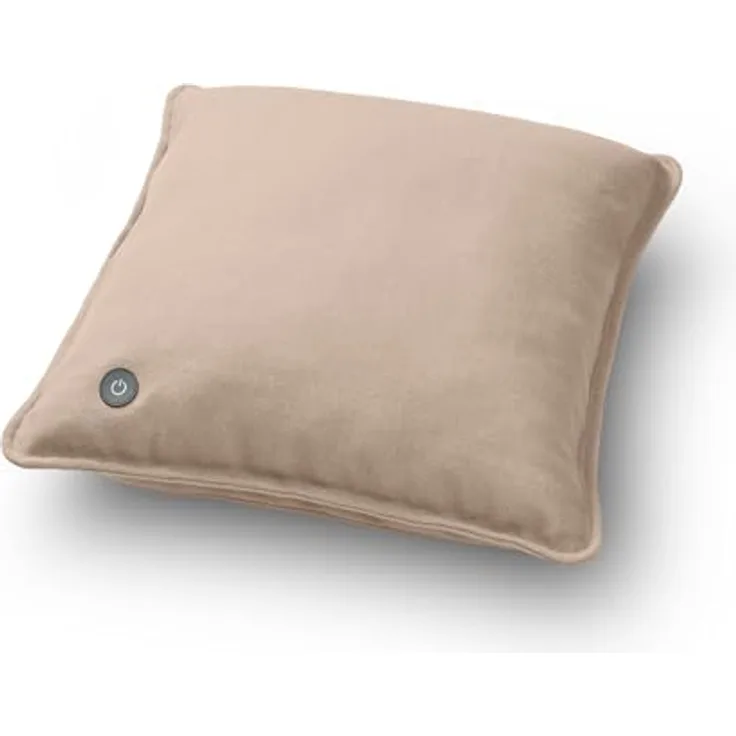 Medisana HC 200 Wärmekissen mit Infrarot-Wärme, elektrisches Heizkissen für Rücken, Schultern und Nacken, kabellos, Plüsch, grau