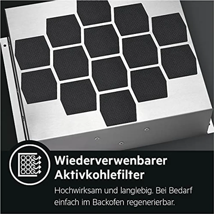 AEG DVE5961HB Kopffreihaube, Wandmontage, Gebläsestufen 3, Breite 90 cm, schwarz – Bild 11