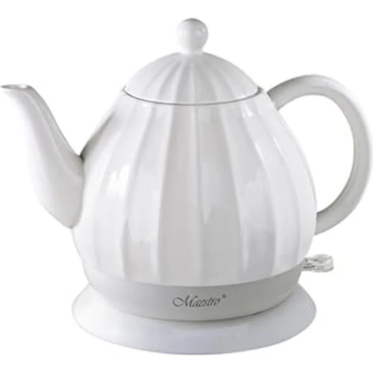 Feel Maestro MR070, Elektrischer Keramik-Wasserkocher 1,2L, 1200W, Automatische Abschaltung, Überhitzungsschutz