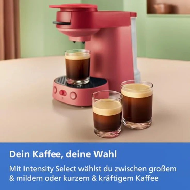 Philips Kapsel-/Kaffeepadmaschine CSA225/90, kompakte Maschine für aromatischen Kaffee – Bild 5