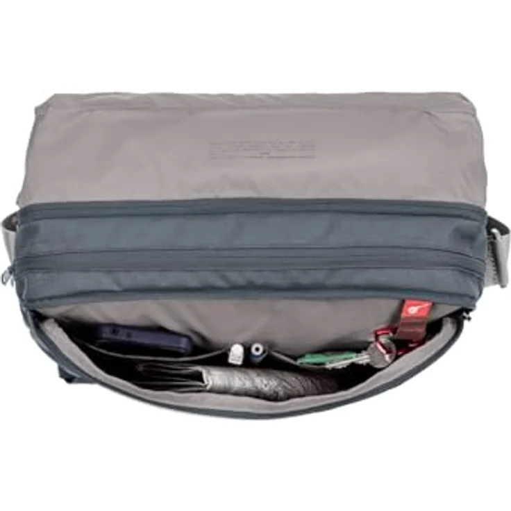 Vaude Rom III Umhängetasche M, 35 cm, Polyester, Farbe blau, 35 x 13 x 28 cm – Bild 7