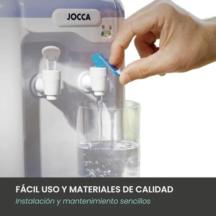 Jocca 1102 Wasserspender mit Tank, Weiß und Lila, 23x23x47,5 cm – Bild 6